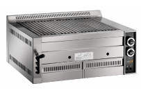 Gas-Lavasteingrill 640 x 540 mm 6 Brenner 810 x 700 x 330 mm
