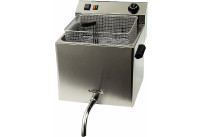 Elektro-Fritteuse, 10 l, mit Ablasshahn