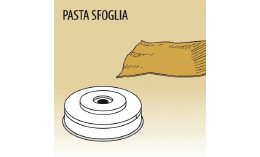 Matrize Pasta Sfoglia, für Nudelmaschine 516002 bis 516004